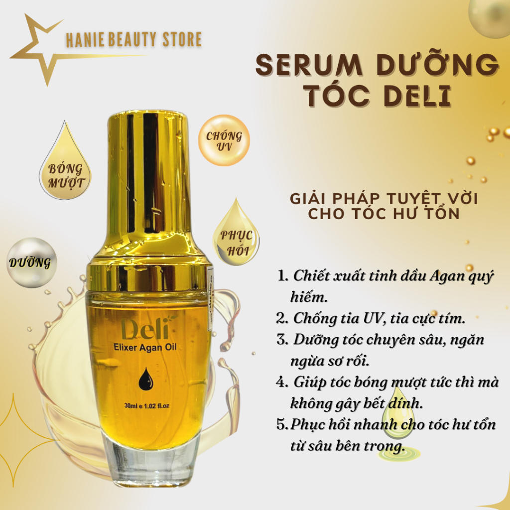 Serum Dưỡng Tóc DELI - Hanie Beauty Store