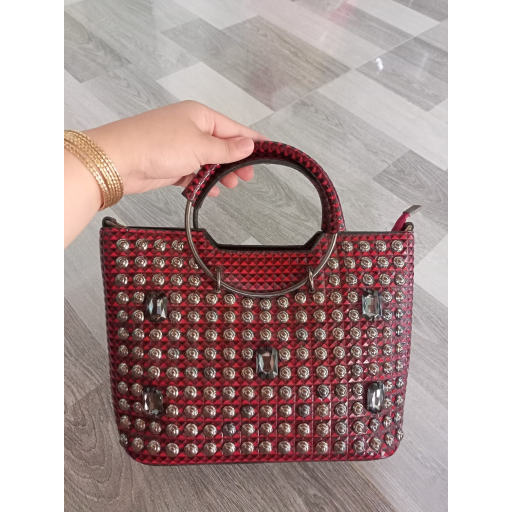 TÚI CÀM TAY SILICON ĐÍNH ĐÁ