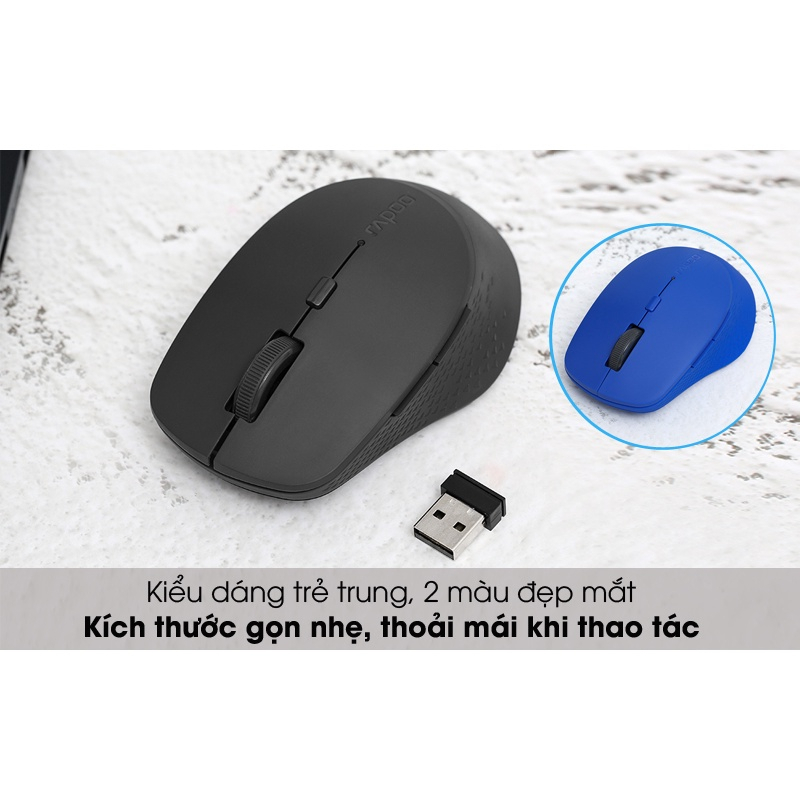 Chuột không dây Silent Rapoo M300