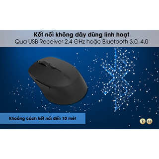 Chuột không dây Silent Rapoo M300 ( Like New )