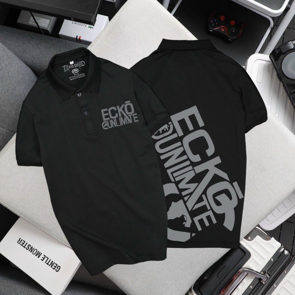 ÁO THUN NAM CÁ SẤU CỔ BẺ TAY NGẮN ECKO UNLIMITE - N.D FASHION