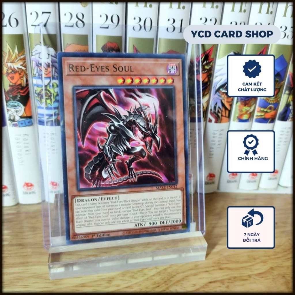 Thẻ bài Yugioh Chính Hãng Red-Eyes Soul – Rare