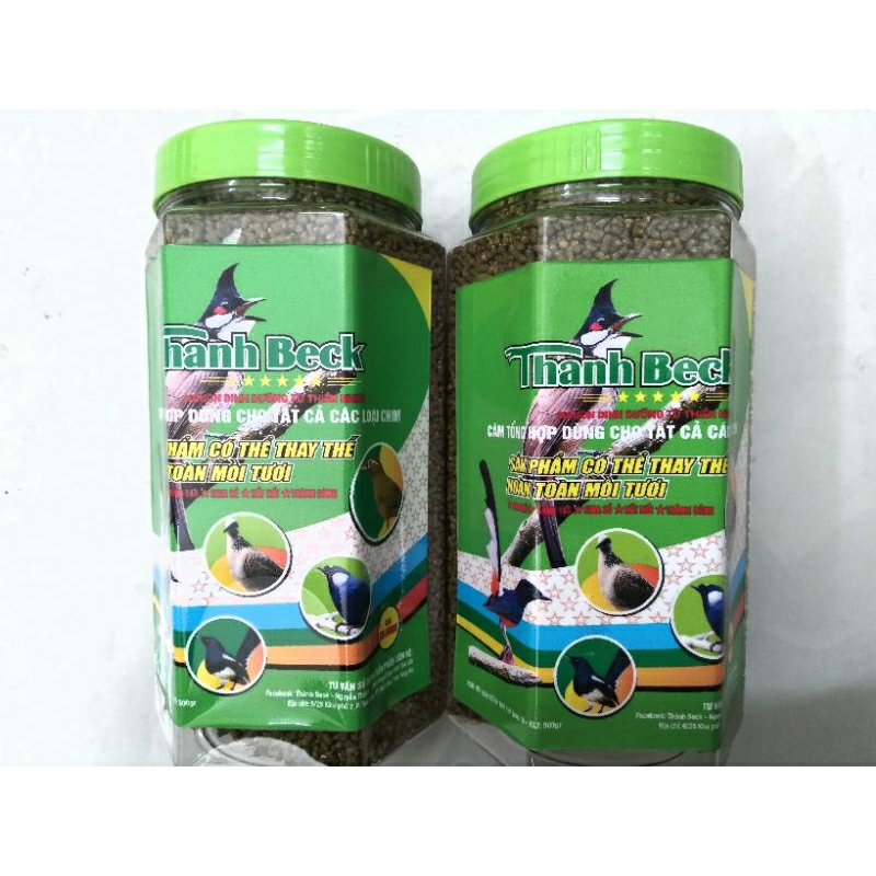 Cám tổng hợp dùng cho tất cả các loại chim Thanh Beck 500g
