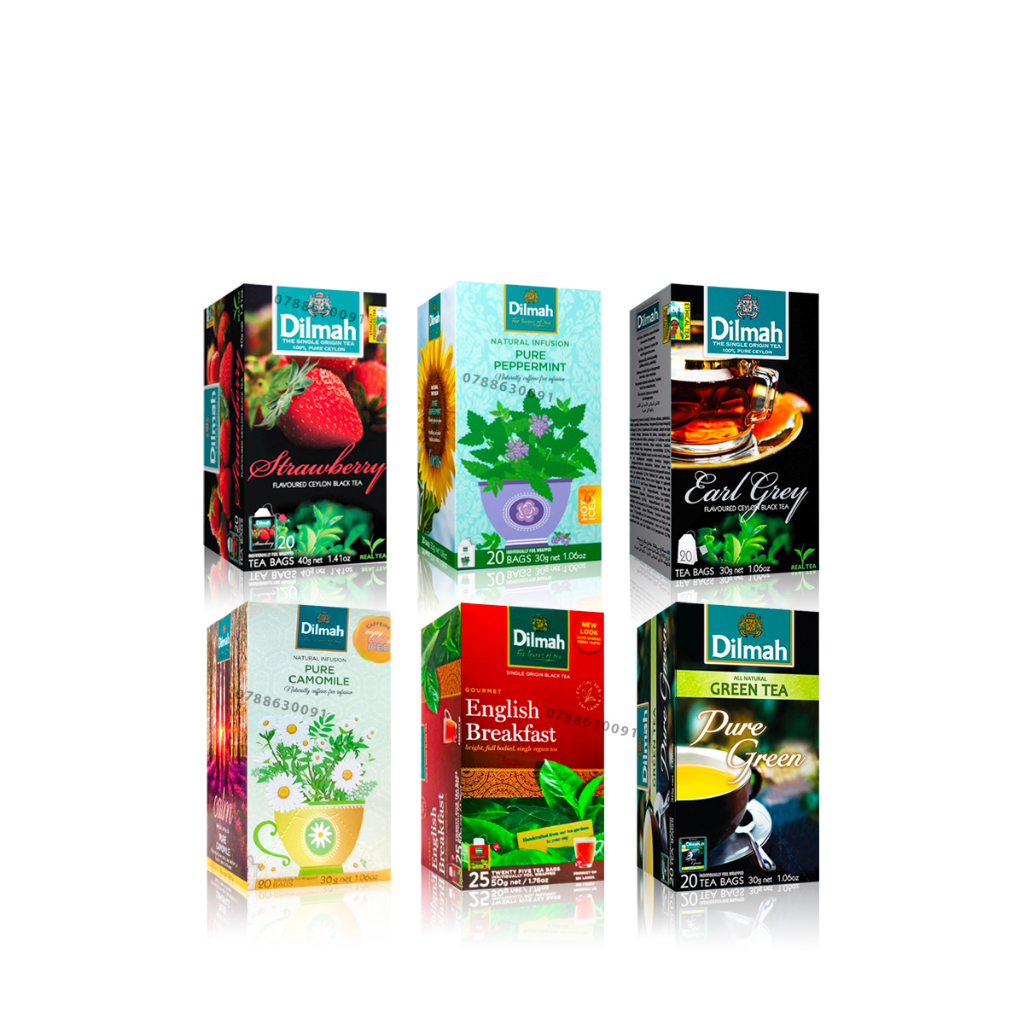 Trà Dilmah Nhiều Vị Hộp 20 Túi Lọc - Trà Dilmah Chính Hãng