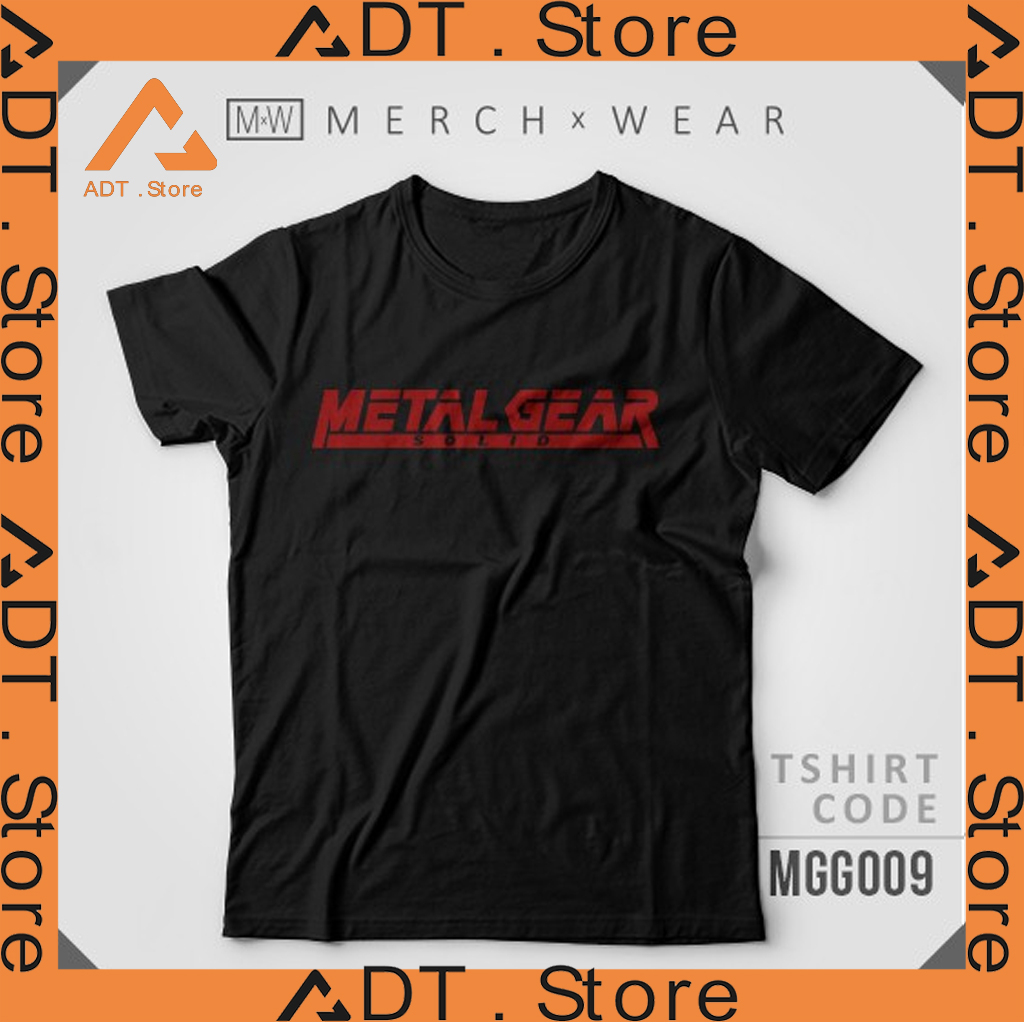 Áo thun hình Metal Gear Solid Logo cực chất giá rẻ mẫu HOT bán chạy