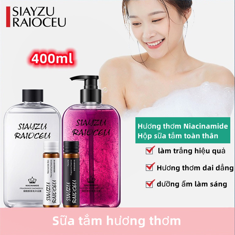 Sữa Tắm Hương Nước Hoa DIY với hương thơm tự hòa, dưỡng ẩm lâu dài, làm sáng đều màu da, hương thơm Perfume Shower Gel