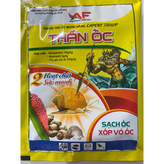 Thuốc diệt ốc sên dạng bột hòa nước phun THẦN ỐC gói 18gram