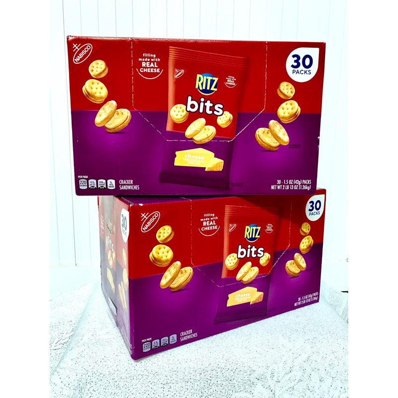 Thùng bánh Ritz nhân phô mai Mỹ(30 gói)