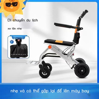 Xe lăn cho người già, đa năng - Gọn nhẹ- gập gọn du lịch - Hàng chính hãng