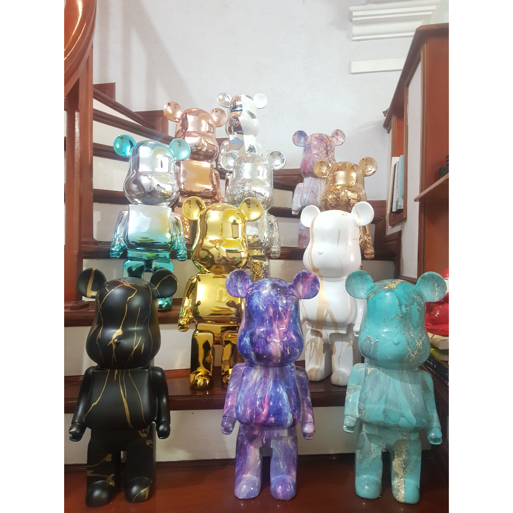 Gấu Bụng Bự, Gấu Bạo Lực Bearbrick, gấu bearbrick 50cm cỡ vừa