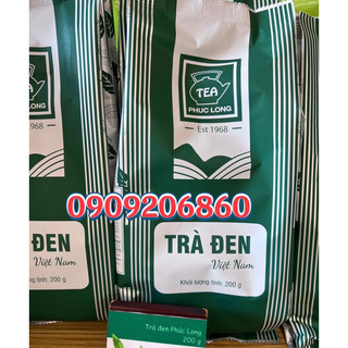 Trà Đen Phúc Long 200G nguyên liệu pha hồng trà sữa date mới
