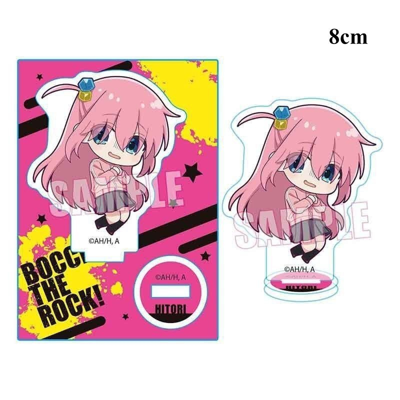 Mô hình Standee Bocchi the rock! ver Lơ Lửng in hình anime chibi mica trưng bày