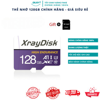 Thẻ nhớ 128GB Chính Hãng 100% Xraydisk - Giá Cực Rẻ - Dung lượng thật - Tốc độ cao chuẩn U3-TKDSTORE
