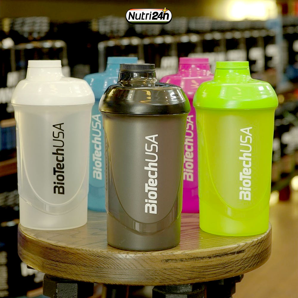 [GIÁ TỐT NHẨT] BIOTECH SHAKER 600ML - MIXED | Bình nước tập gym, dùng để mix các loại thực phẩm dinh dưỡng thể thao