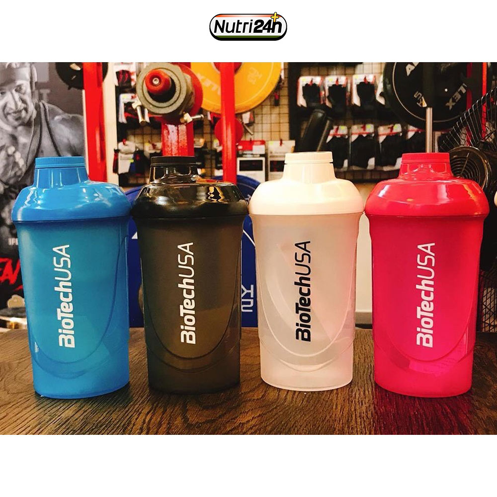 [GIÁ TỐT NHẨT] BIOTECH SHAKER 600ML - MIXED | Bình nước tập gym, dùng để mix các loại thực phẩm dinh dưỡng thể thao