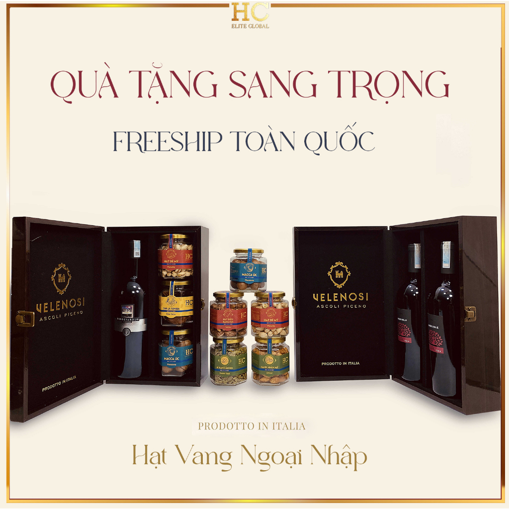 Set Quà Tặng Vang Hạt Nhập Khẩu Sang Trọng Chất Lượng Giá Rẻ Tặng Đối Tác, Khách Quý, Nhân Viên