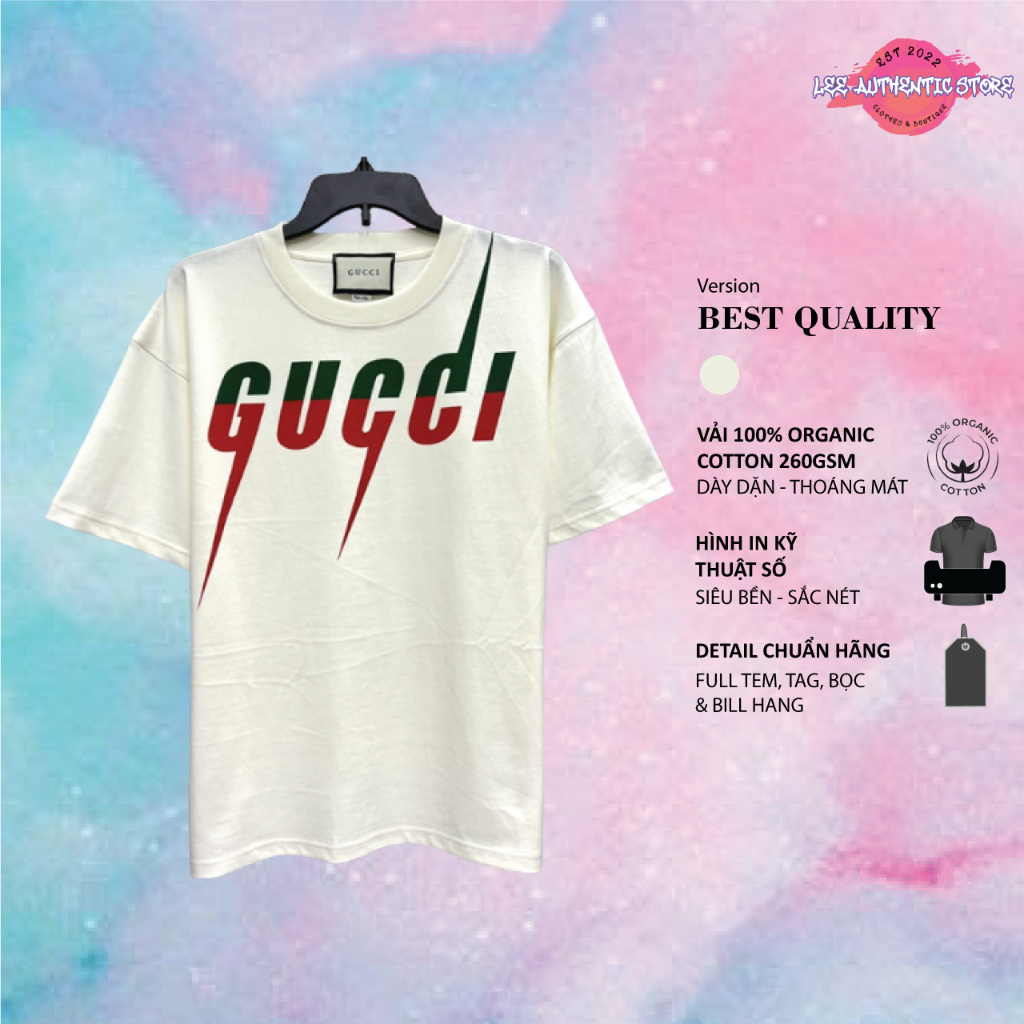 ⚡️  Tee Gu*cci Blade Print cao cấp full tag túi, áo thun GU*CCI ⚡️