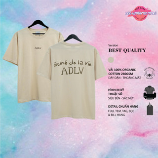 Áo thun ADLV - Acmé de la vie Glossy Beige  Hàng Cao Cấp Vải Cotton 100%