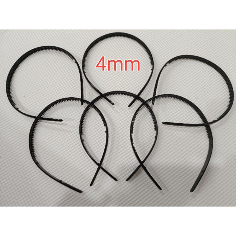 Cài tóc đen trơn nhỏ xinh 4mm