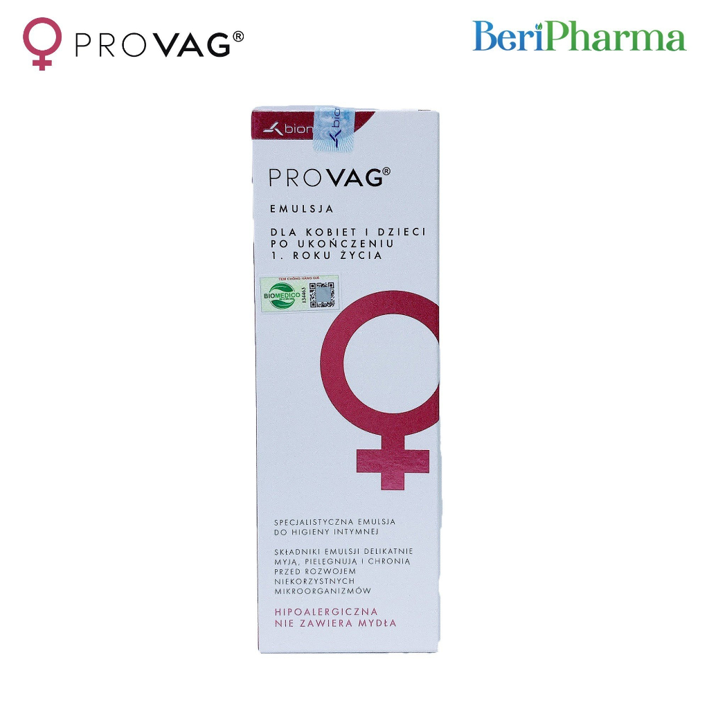 ✅ Provag Dung Dịch Vệ Sinh Giảm Viêm Phụ Khoa Emulsion 150ml