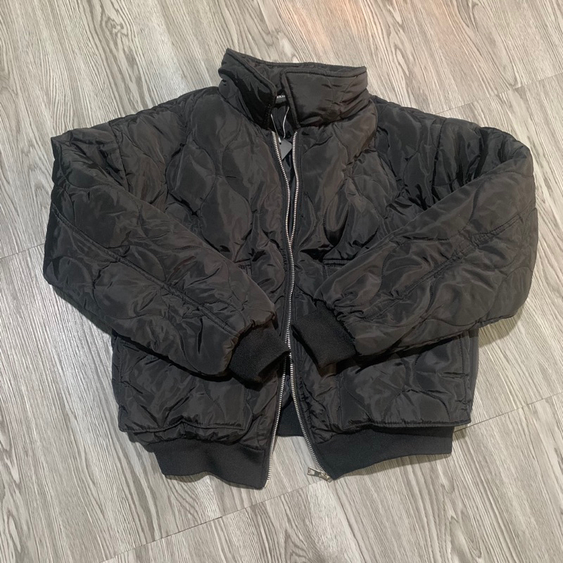 Áo Bomber Jacket NIKE Trần Bông From Crop Siêu Ấm Áp