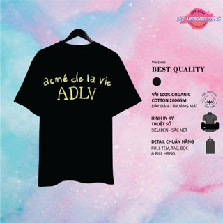 Áo thun adlv - acmé de la vie glossy beige hàng cao cấp vải cotton 100%
