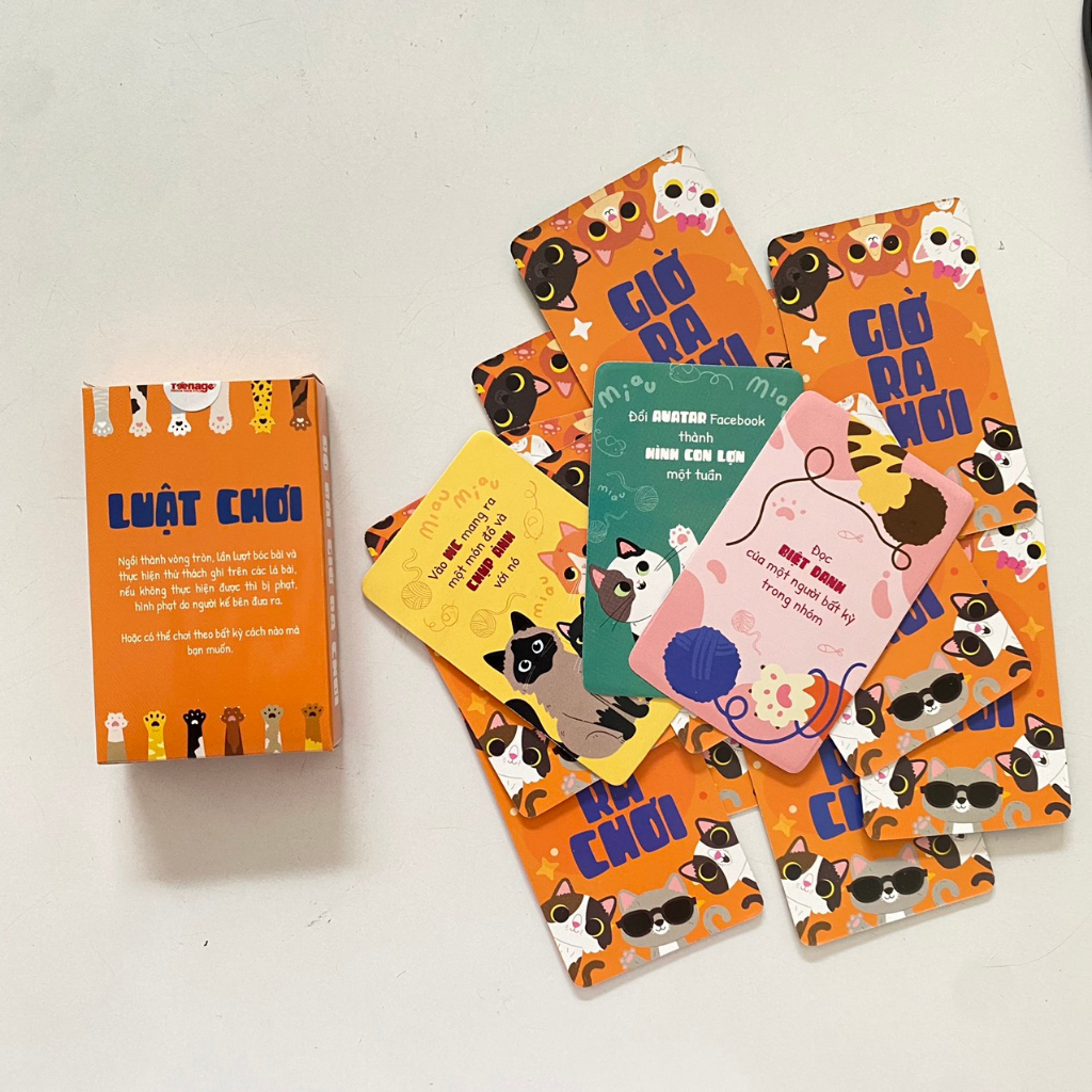 Bộ bài GIỜ RA CHƠI. Bộ Bài TEENAGE Chơi Cùng Bạn Bè các giờ ra chơi ,sinh hoạt lớp...