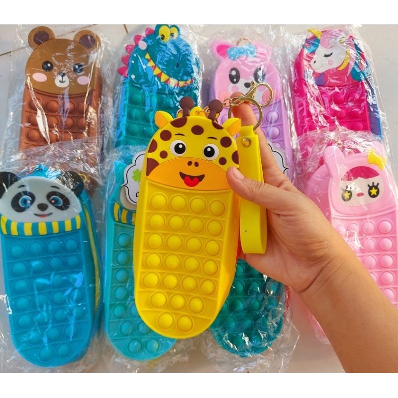 Hộp đựng bút Pop it nhiều màu