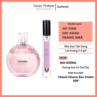 Nước hoa nữ chan.ce eau tendre edp hương hoa cỏ trái cây