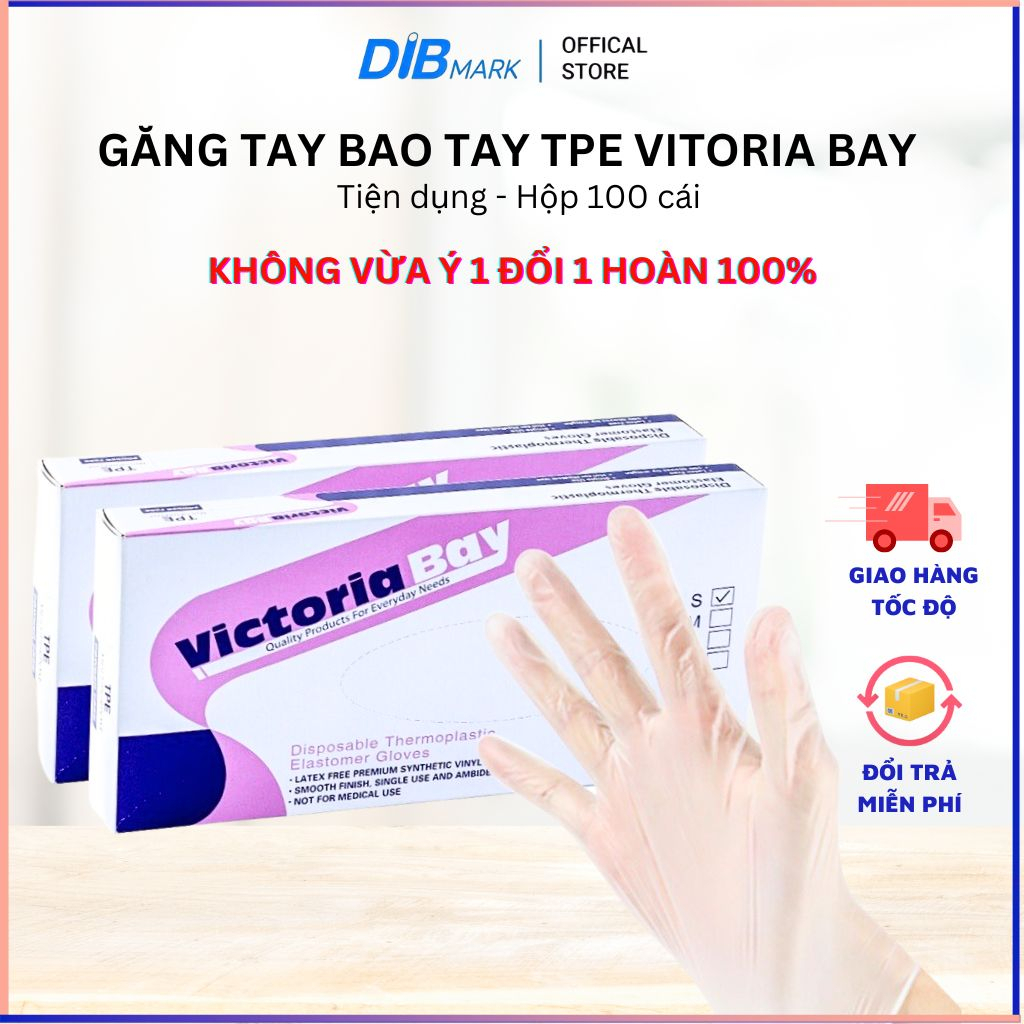 Găng tay bao tay TPE làm bếp Victoriabay