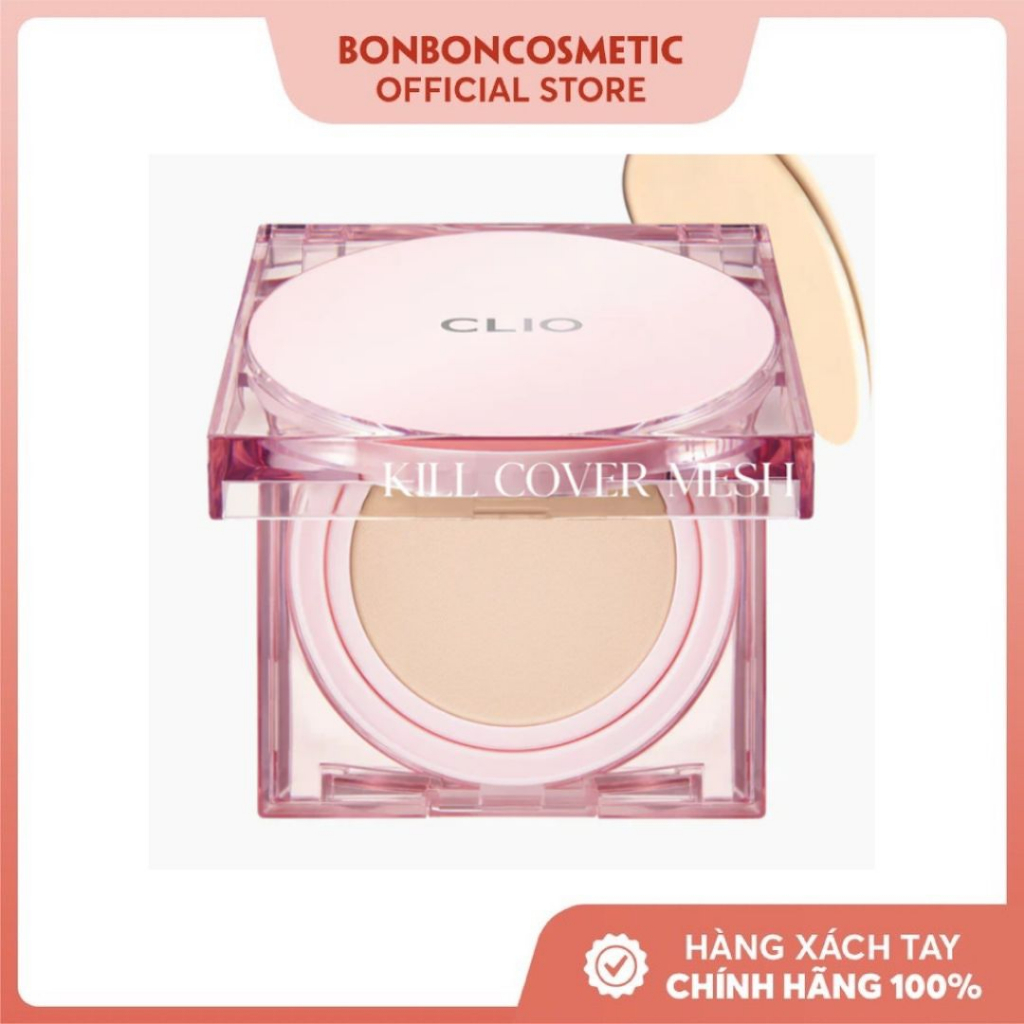 SET PHẤN NƯỚC Cushion Clio Kill Cover Mesh Glow Cushion mẫu mới SPF50+/PA+++ BONBONCOSMETIC