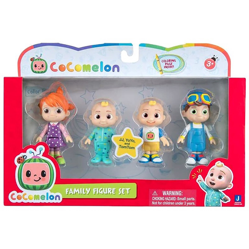 Mô hình 4 nhân vật Cocomelon Family figure set