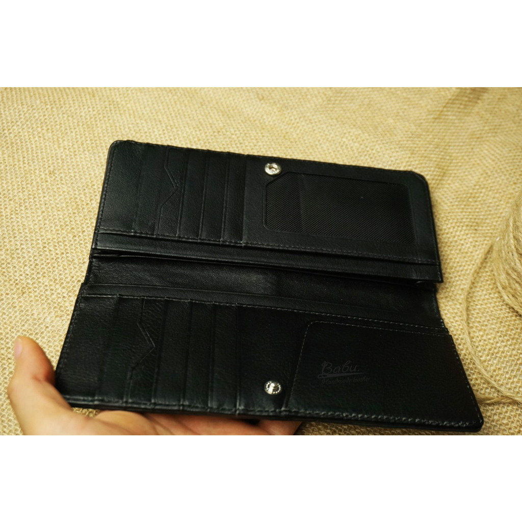 VÍ DÀI DA TRĂN NHẬP KHẨU, VÍ NAM DA THẬT DÁNG DÀI SANG TRỌNG WL090