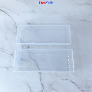 Hộp nhựa đựng cọ nail - hộp nhựa đựng cọ vẽ, kềm, dụng cụ làm nail