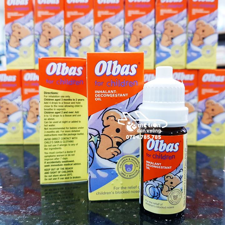 Tinh dầu ngạt mũi Olbas 12ml (3 tháng+)