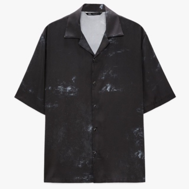 Áo sơ mi nam Zara authentic ABSTRACT PRINT size S