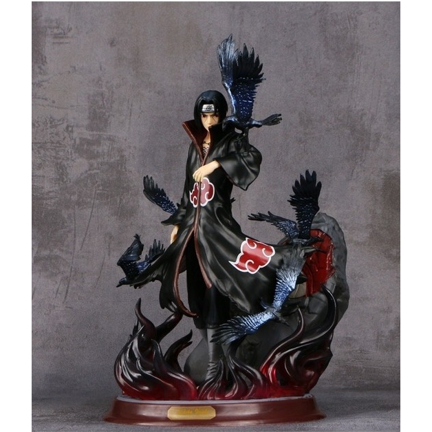 Mô hình Itachi Akatsuki đế Hắc Hỏa - Cao 29cm - Naruto - Có Hộp Đẹp