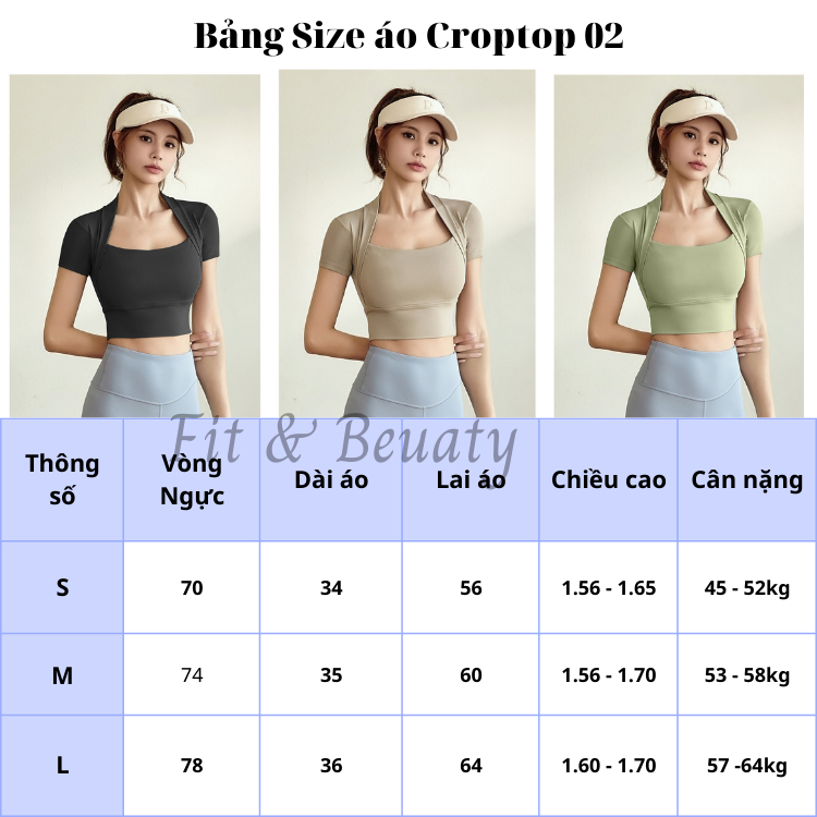Áo croptop nữ tay ngắn kiểu ôm body, áo croptop tập gym yoga nữ CROP02