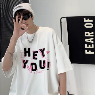 Áo Thun Unisex Tay Lỡ Form Rộng HEY YOU Cá Tính Áo phông Nam Nữ Đẹp