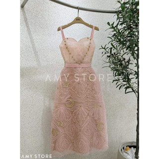 Đầm ren 2 dây form chữ A ore
