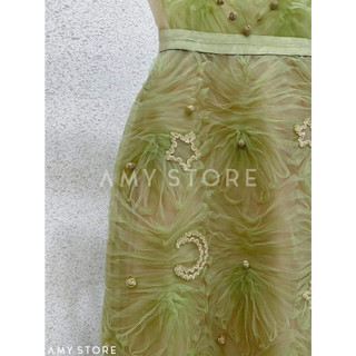 Đầm ren 2 dây form chữ A ore