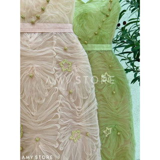 Đầm ren 2 dây form chữ A ore