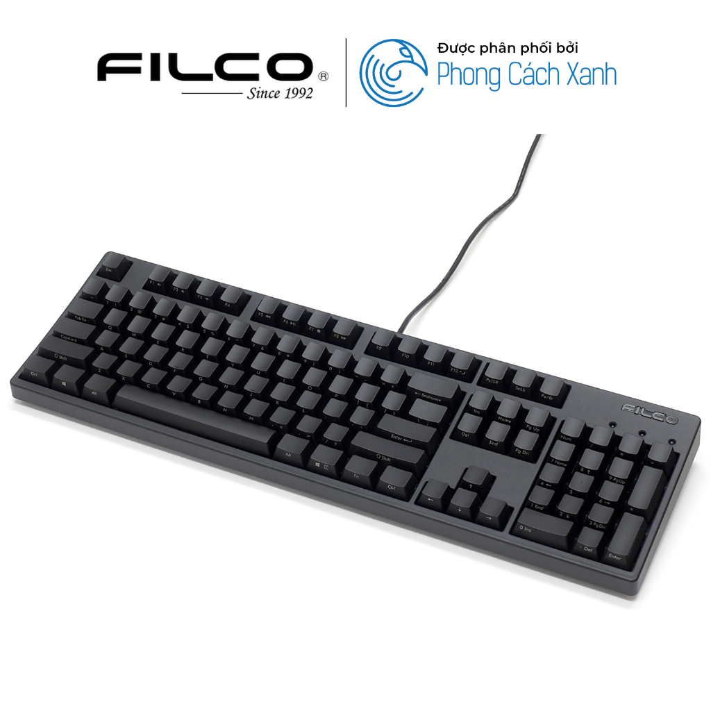 Bàn phím cơ Filco Majestouch 3 Ninja Fullsize - Hàng Chính Hãng
