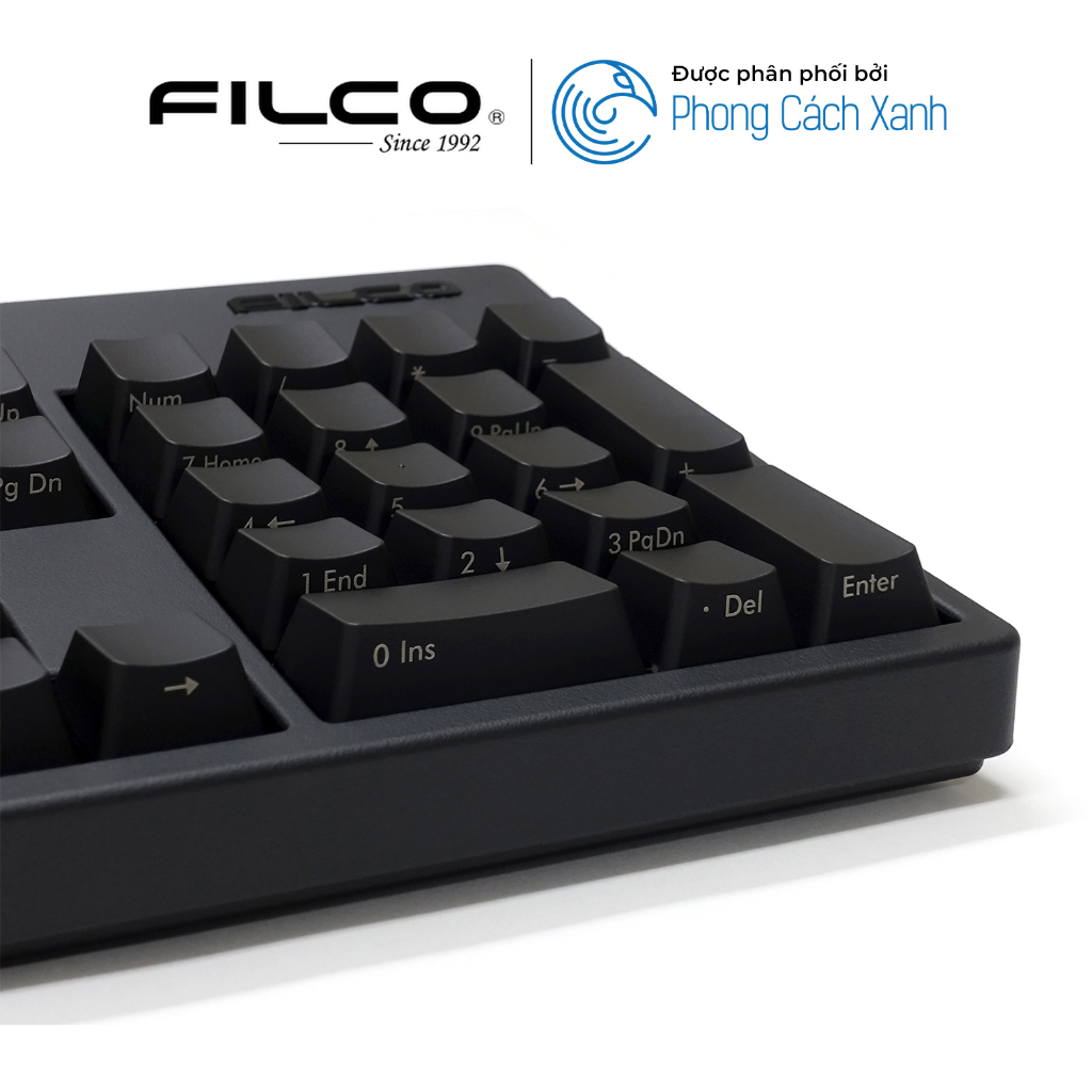 Bàn phím cơ Filco Majestouch 3 Ninja Fullsize - Hàng Chính Hãng