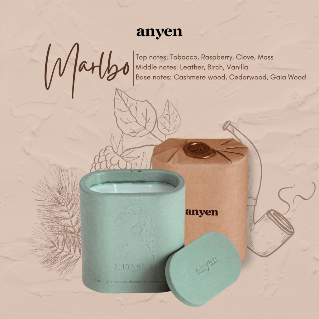 Marlbo - Nến thơm (scent of Cigar / hương Xì Gà)