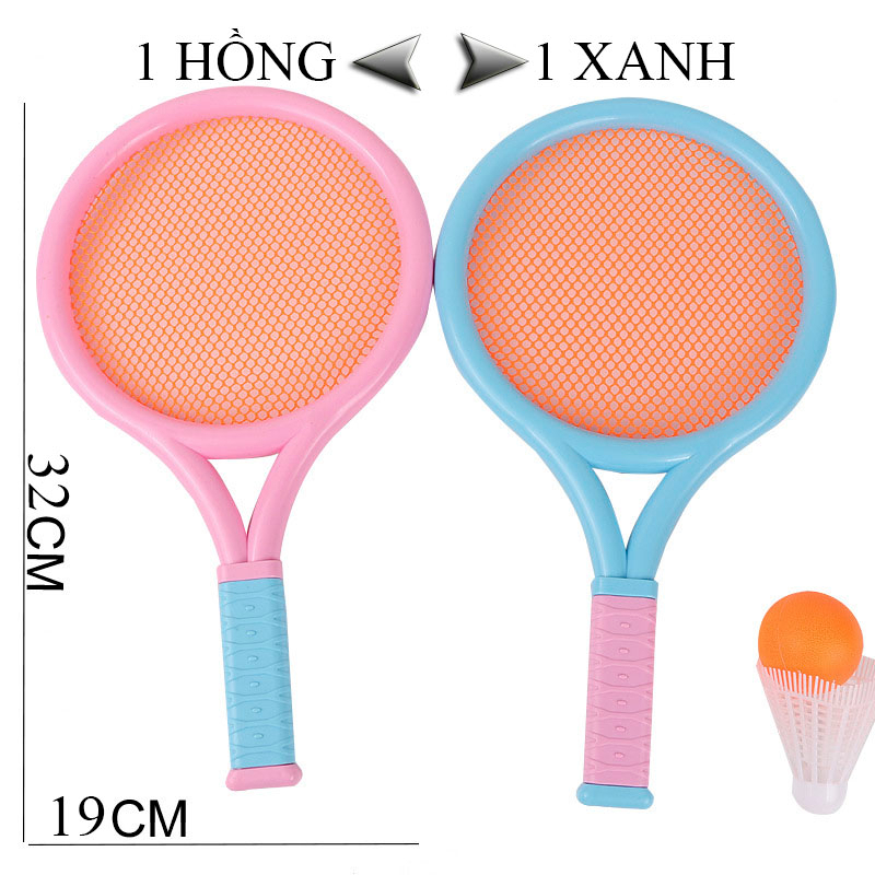 Vợt Đánh TENNIS Kèm 1 Quả Bóng Tennis Và 1 quả cầu lông Cho Bé - Vợt cầu lông trẻ em- Đồ Chơi TinTin