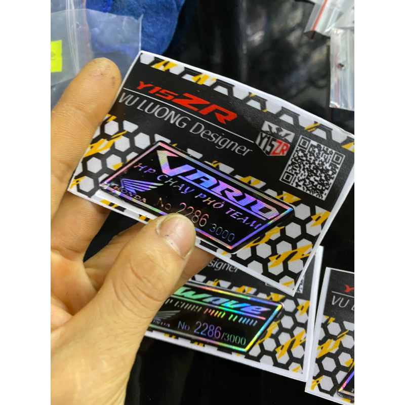 Tem logo 7 màu dành cho wave /sh/ exciter/ winner / vario