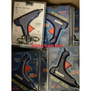 Súng bắn keo nhỏ 20W, súng bắn keo lớn 60W, máy bắn keo silicon tặng kèm 1 cây keo silicon