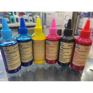 Mực dầu Pigment UV cho máy Epson chai 100ml