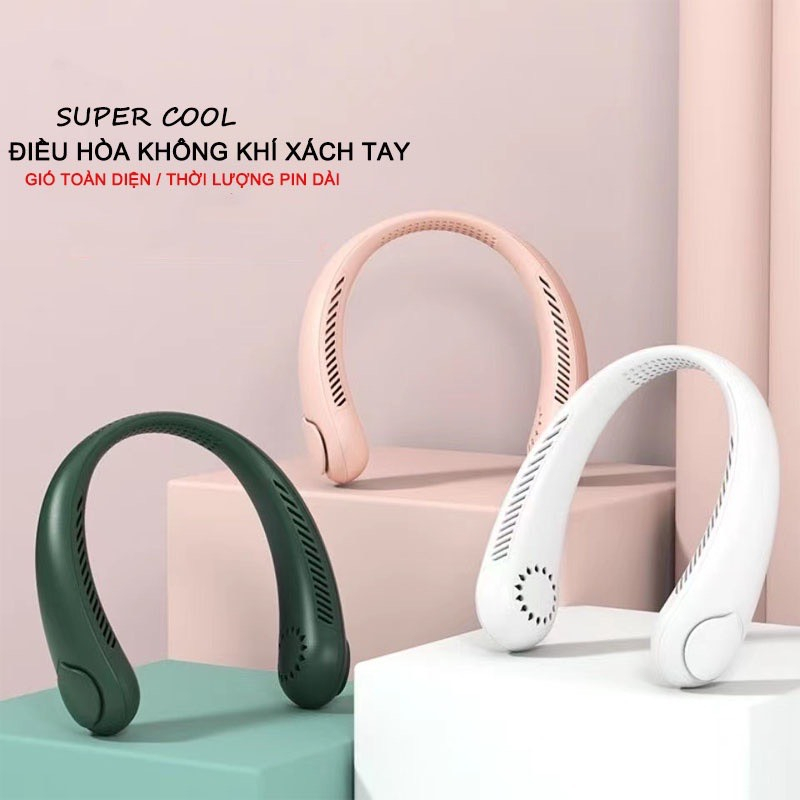 Quạt mini đeo cổ không cánh